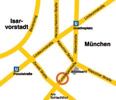 Aidenbachstraße, dann Buslinie 133 bis Hofbrunnstraße Telefon 089-748 799 47