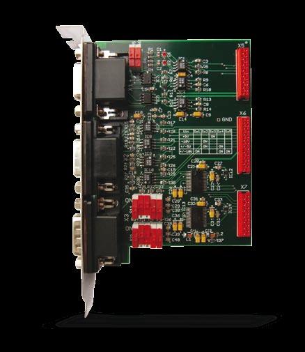 34 Zubehör IF2008 PCI Interfacekarte Die Interfacekarte IF2008 ist konzipiert für den Einbau in PCs und ermöglicht die synchrone Erfassung von 4 digitalen Sensorsignalen und 2 Encoder.