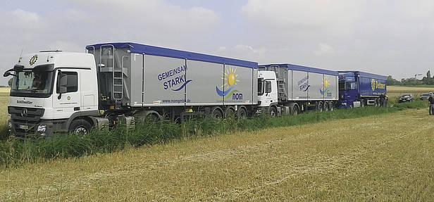 Gülletransport in Ackerbauregionen Geschickte Logistik ist gefragt!