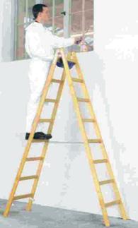 gesetzte Leitern, die zu ihrer Be nutzung über eine Anlage (z.b. Rolle, Polster) punkt - förmig angelegt werden.