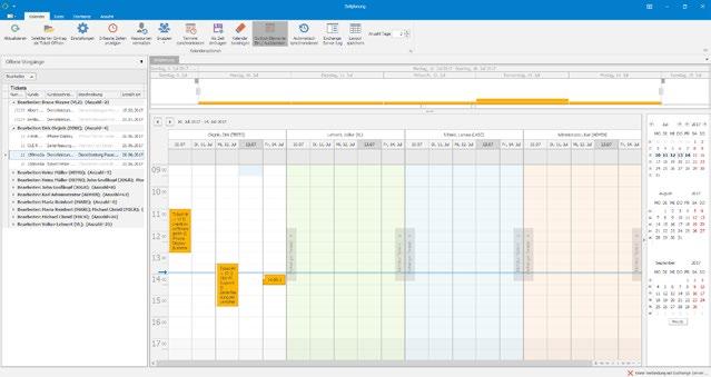 - Anlegen neuer Tickets, bearbeiten von bestehenden und weiterleiten - Erfassen Sie Zeiten auf Tickets und