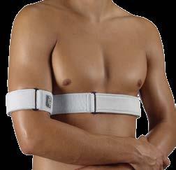 Das Anlegen der Bandage ist einfach und kann vom Patienten mühelos selbst vorgenommen werden.