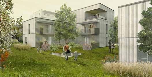 sps architekten zt gmbh Bauplatz 7 Eigentum freifinanziert In ruhiger Lage entsteht behagliches Wohnen in 10 Wohnhäusern in Holzbauweise.