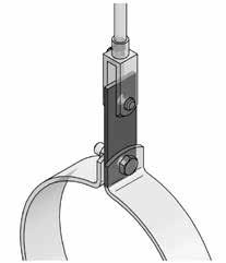 Einsatzgebiet: zur Verbindung von Titan HD-Rohrschellen Material: Stahl mit dem Gabelkopf bei der Montageeinheit/ Hängerkette