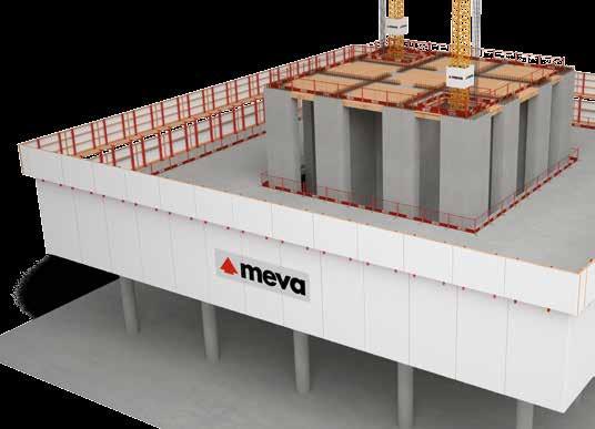 Kletterschuh Trapezprofil Rückenschutzpfosten Gerüstdielen Abdeckung Sperrklinke MGS Arbeitsbühne / Platform Einhausung