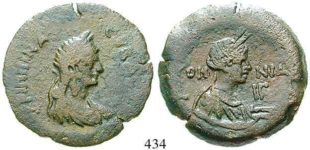 ss 170,- KILIKIEN, ANAZARBOS 440 Claudius I., 41-54 Bronze 35 mm Jahr 67 = 48/9. 25,65 g. Kopf r.