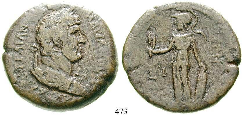 ss 190,- PHÖNIZIEN, BERYTUS 465 Tiberius, 14-37 Bronze 24 mm 14-16. 10,12 g. Kopf r.