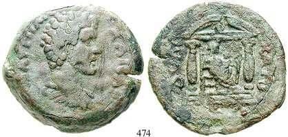 474 Marcus Aurelius, Caesar, 139-161 AE-Drachme 148-149. 25,01 g. Drapierte und gepanzerte Büste r.