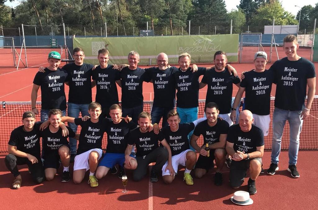 Herrenmannschaft konnte bereits am vorletzten Wochenende die Meisterschaft in der Bezirksliga A feiern und steigt damit in die