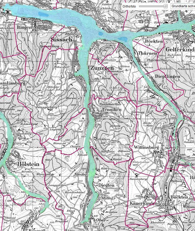 Homburgertal-Grundwasser Diegtertal-Grundwasser Regionale Wasserversorgungsplanung Region 3 (Sissach) 3.10 