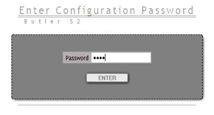 Nun können alle Netzwerk-Parameter gesetzt werden. Zum Ändern der Konfiguration clicken Sie Configure und geben Sie das Passwort ein.