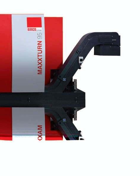 XTURN 95 Für Teilelängen bis zu 1300 mm und einen Drehdurchmesser von 500 mm geeignet, erledigt die Maxxturn 95 Dreh- und Fräsarbeiten