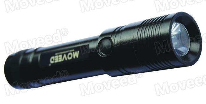 Police High Light Adjustable Flashlight OR-G305 Product features: The flashlight uses imported high brightness LED light source, aviation aluminum alloy shell and high-performance lithium-ion