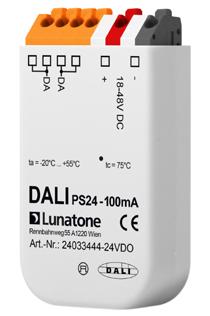 24033444 DALI PS2 Art. Nr. 24033444-2 DALI PS 128 Art. Nr. 24033444-128 DALI PS 30mA Art. Nr. 24033444-30 DALI PS 100mA Uin: 18-48V Art. Nr. 24033444-24VDO DALI 4NET DALI 4Net Das kompakte 1TE Hutschienen-Modul ermöglicht die Steuerung von 4 DALI Linien also von bis zu 256 DALI Betriebsgeräten.