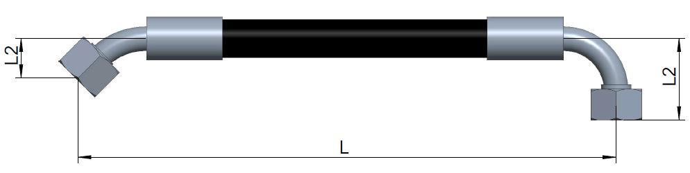 Bestimmen der Schlauchleitungslänge Schlauchleitungslänge (DIN 20066) Rohrstutzen bei Neukonstruktionen vermeiden.