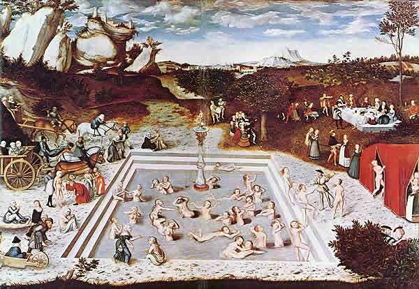 Der Traum vom Altwerden und sein Preis Der Jungbrunnen von Lucas Cranach 1546 Berliner