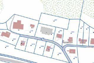 Standort 1: Dorf Parzelle Nr. 336 unbebaut, liegt Mitten in der Bauzone, eine (Teil-)Auszonung widerspricht der Trennung von Bauund Nichtbaugebiet. Wird nicht ausgezont.