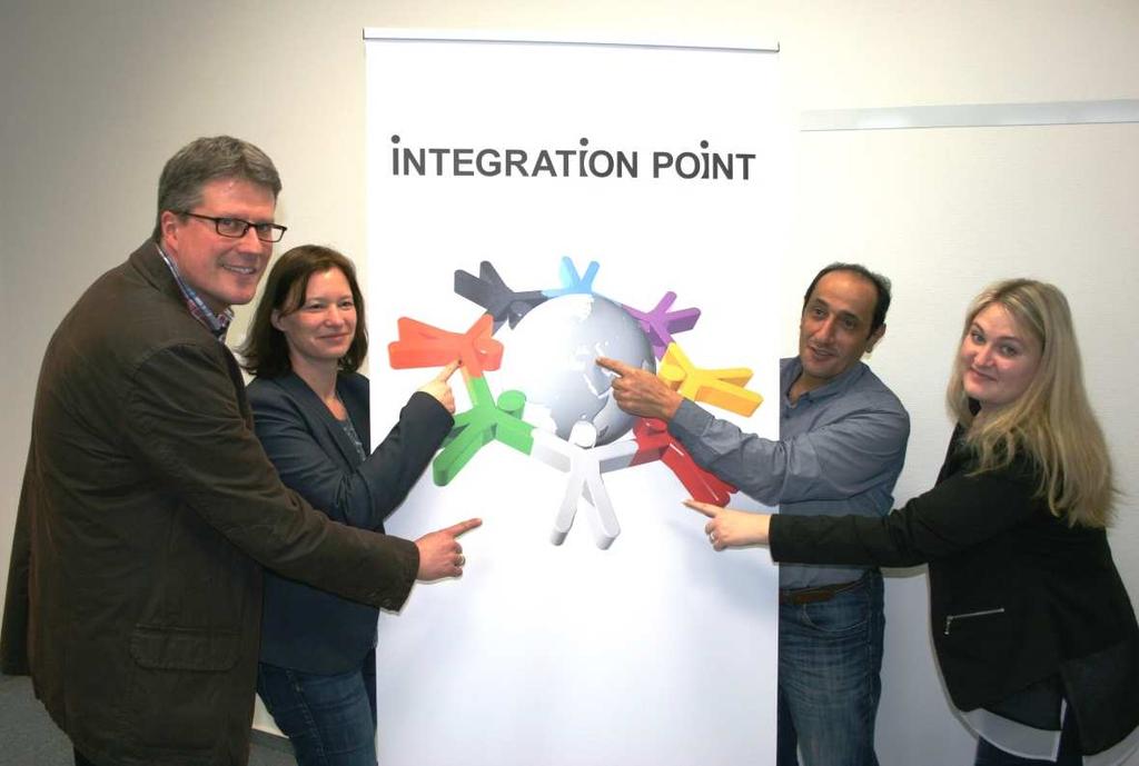 Integration Point als gemeinsame Anlauf- und Beratungsstellen für Flüchtlinge Gemeinsamer Arbeitsmarktservice von Arbeitsagentur und Jobcenter für Flüchtlinge und Asylbewerber - Enge Zusammenarbeit