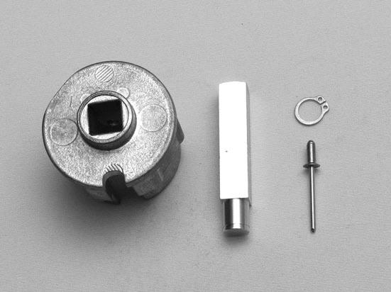 5 mm FS8055/4 70er Laufgarnitur Sicherungselement Montage ohne Kastenprofil Diese wird bei Montage ohne Schutzkasten und beim Einsatz der 70er