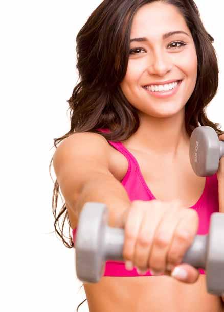 fitterideales Gewichtsmanagement in Verbindung mit sportlicher Betätigung.
