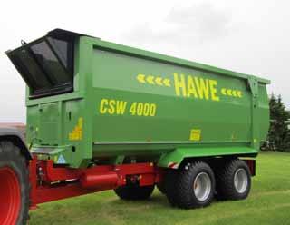 Cargo Abschiebewagen CSW Der HAWE Abschiebewagen CSW 4000 mit 40 m 3 als Tandem- und CSW 5000 mit 50 m 3 als Tridem- Ausführung runden das