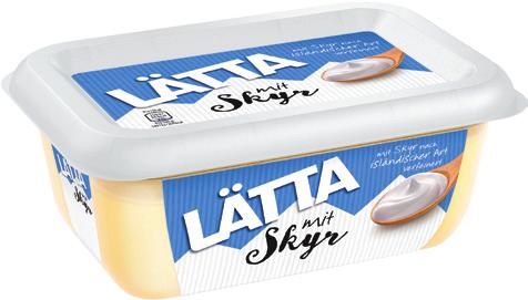 Butter / Margarine / Fette Unilever Deutschland Lätta mit Skyr Lätta