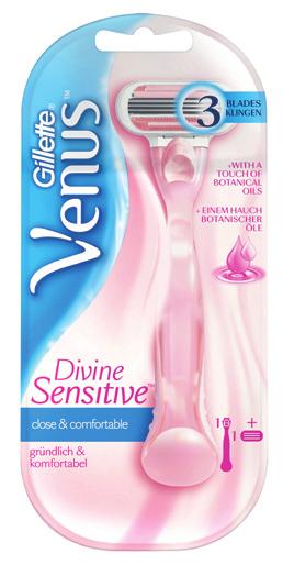 Rasierpflege / Enthaarung Procter & Gamble Gilette Venus Divine Sensitive Rasierer Der Venus