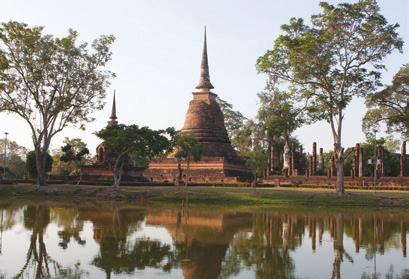 Bangkok Unesco Kultur und Reisfelder Tour id : F Flache Tour von Nordthailand durch die Zentralebene zu den historischen UNESCO Städten