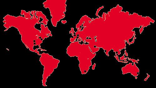 An vielen Orten präsent Megger hat weltweit über 40 eigene Standorten und Vertriebspartner in 170 Ländern.