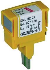 DEHNrapid LSA DRL HD 24 (907 470) Für höchste Übertragungsraten Energetisch koordiniert zu DRL-Steckmagazin Einsetzbar nach dem Blitz-Schutzzonen-Konzept an den Schnittstellen 1 2 und höher