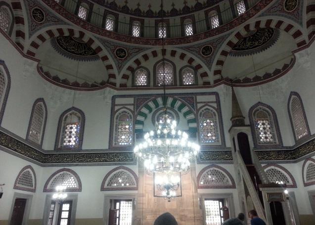 Danach haben wir einen Vortrag über die türkische Moschee und Dzsamis