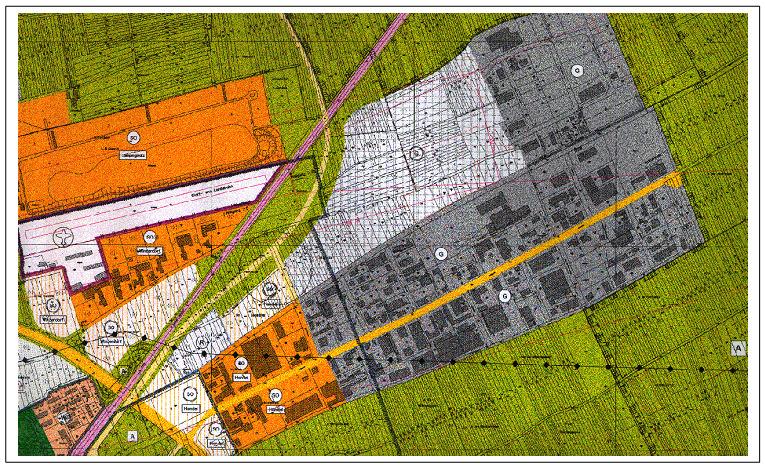 3.2 Flächennutzungsplanung Der Ursprungsbebauungsplan entspricht in seinen Gebietsfestsetzungen im Wesentlichen den Darstellungen des Flächennutzungsplans in der Fassung der 1. Fortschreibung.