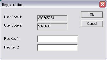 Das folgende Fenster wird aufgerufen: Die Registrierung für das SolidKiss_nG erfolgt telefonisch unter der Rufnummer: +49 (0) 531 3804 420 Hierzu teilen Sie uns bitte die Zahlencodes unter Code 1 und
