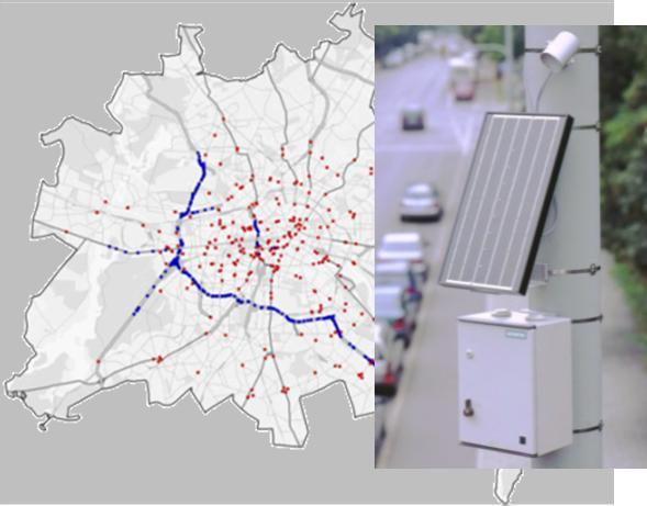 Datenfusion und Echtzeitverkehrslage Lokale Verkehrsdetektion Traffic Situation Engine (TSE) Datenfusion ohne