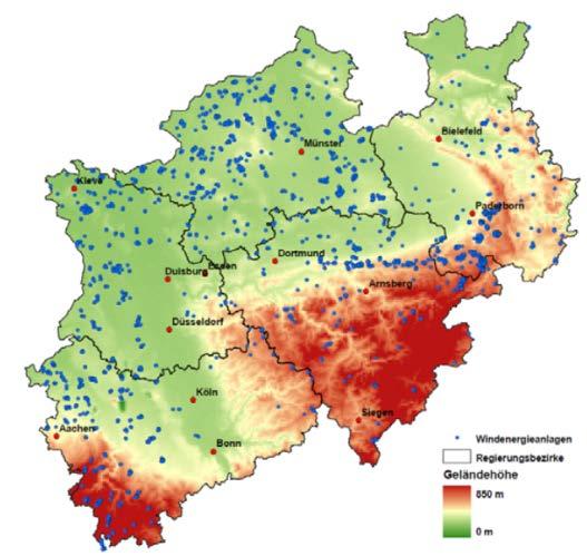 LEP-Entwurf, Ziel: Waldinanspruchnahme Ausbau der erneuerbaren Energien in Nordrhein-Westfalen Bis zum Jahr 2025 30% Anteil der erneuerbaren Energien an der Stromversorgung in Nordrhein-Westfalen Bis