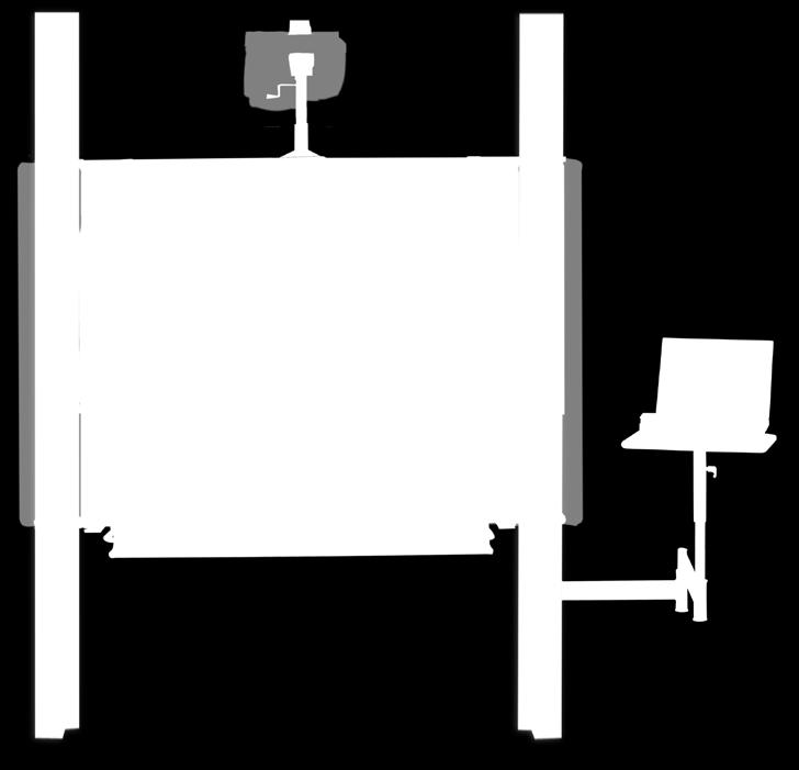 Abbildung zeigt: IWBPY1.. mit Benq Projektor.