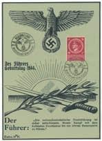 Er umfasst vier Briefmarken in der Zeichnung des Nothilfesatzes vom 25.