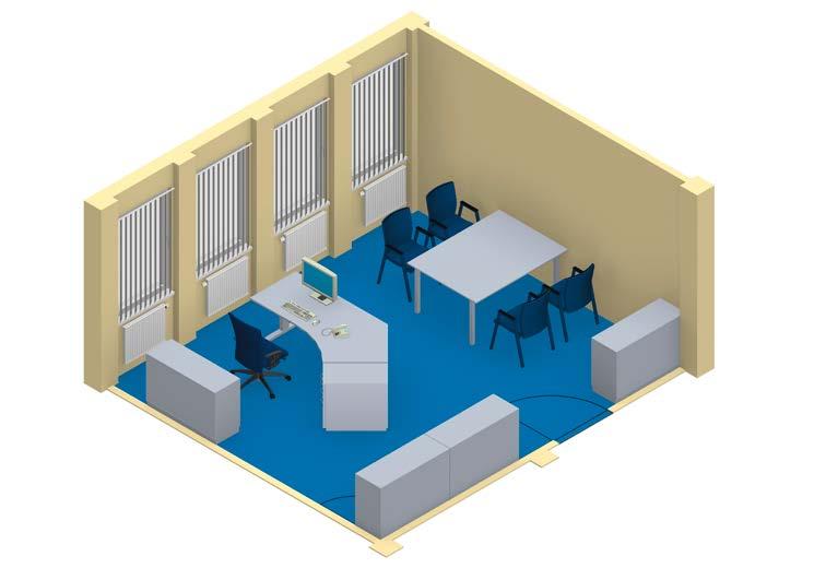 Beispiele für die Büroraumgestaltung Beispiele für die Büroraumgestaltung Einzelbüro mit Besucherplätzen Einzelbüro mit
