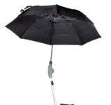// REGENSCHIRM Mit dem höhenverstellbaren Regenschirm können Sie beide Hände an den Schiebegriffen