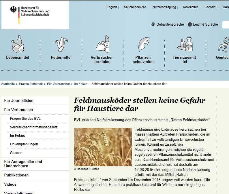 Wie gefährlich sind die Mittel?