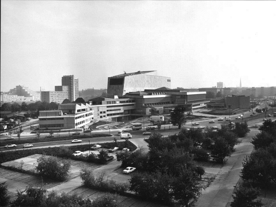 Hessische / Westdeutsche Bibliothek in Marburg 1962-1991