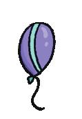 Treffen sich zwei Luftballons in der