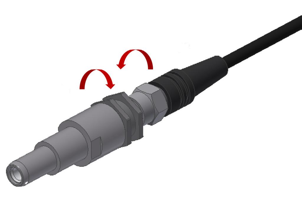 16) Insert contacts and lock with the retaining clip. SMA VERSION Assembly with SMA termination SW, A/F 8 mm SW, A/F 11 mm 17 18 (ill.