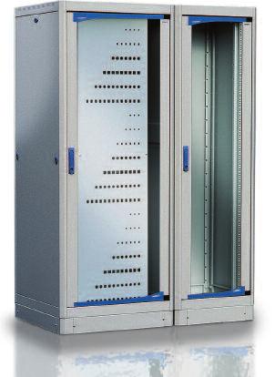 19" Server- und Standschränke Tecno 600 ist neben dem Tecno 400 und Tecno 800 der am häufigsten eingesetzte Netzwerkschrank für strukturierte Verkabelungslösungen.