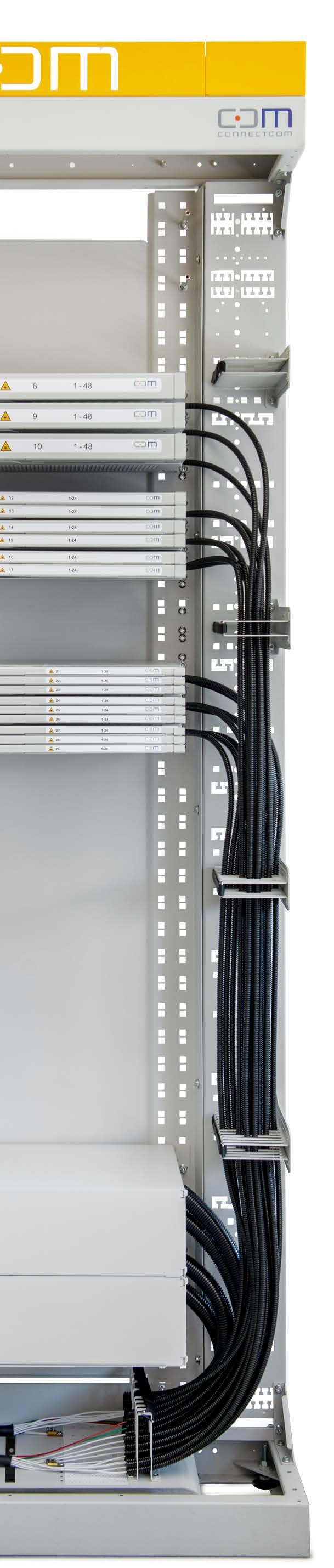 Abfangung Dachmontage SLITE Patchpanel Abfangung Kabelkanal Umlenktonne Basic Seitenwand-Set Türensatz ODF