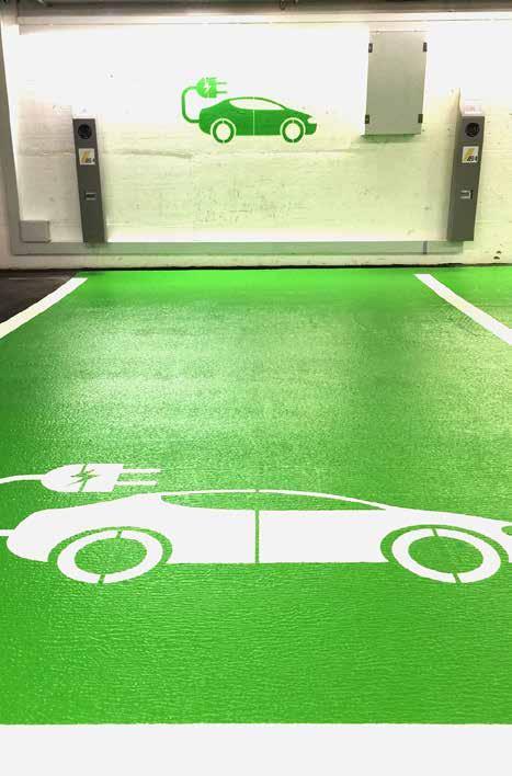 61 Parkplatz für Elektroautomobile Referenzobjekt