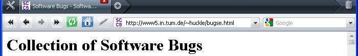 Software Bugs S.
