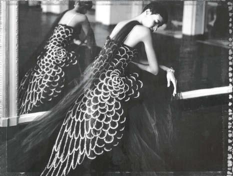 Titel des Bildes: My Paradise Bird I, Chanel, Herbst/Winter Haute-Couture-Kollektion 2006 2007 F ür mich ist es eine Zeit vieler Jubiläen: Seit 35 Jahren entwirft Karl Lagerfeld Haute Couture für