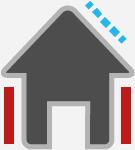 Beispiel: Dreiklang der Energiewende Haus mit Dämmung Haus mit Dämmung und