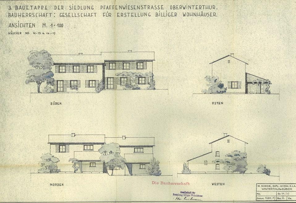 Typische(r) Grundriss(e) Pfaffenwiesenstrasse 63